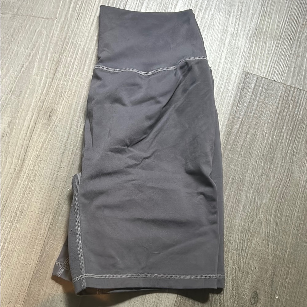 Alphalete Dark purple/grey workout shorts